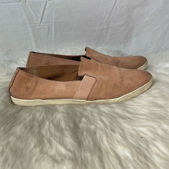 Frye Ivy Blush Leather Slip On Sneakers Sz 10 - Picture 4 of 7
